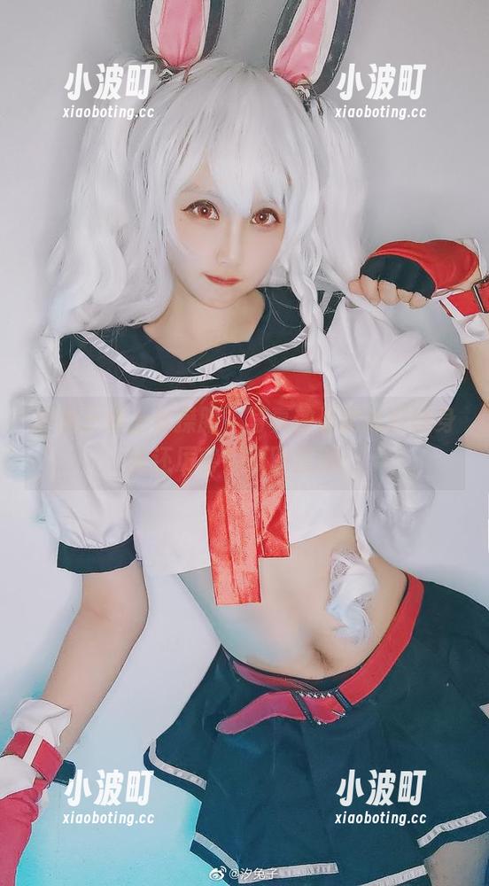 汐兔子穿上体操服，写真效果比我在健身房还厉害？原图震撼！